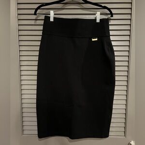 Calvin Klein Black Midi Pencil Skirt for Work